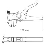 Beta tools pince à dénuder automatique 1149f 175 mm 011490010