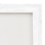 vidaXL Cadre photo dépliable en deux Blanc 2x(21x29 7 cm)