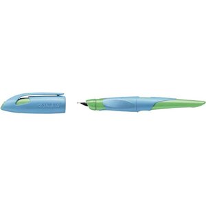 Stylo plume easybirdy r droitier bleu/vert stabilo