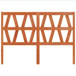 vidaXL Tête de lit cire marron 135 cm bois massif de pin