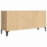 vidaXL Meuble TV Marron 69.5 x 30 x 50 cm Bois d'ingénierie