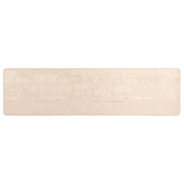 vidaXL Coureur de Tapis MARSA Crème 80 x 300 cm Polyester et PVC