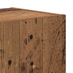 vidaXL Ensemble de meuble TV mural en bois vieilli - 4 pièces