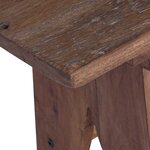 vidaXL banc Naturel 100 x 30 x 51 cm Bois massif de récupération