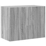 vidaXL Buffet haut sonoma gris 80x42 5x249 cm bois d'ingénierie