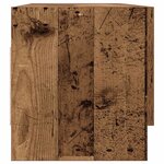 vidaXL Garde-robe vieux bois 100x32 5x35 cm bois d'ingénierie