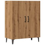 vidaXL Buffet chêne artisanal 70x34x90 cm bois d'ingénierie