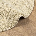 vidaXL Tapis shaggy PAMPLONA poils longs moderne doré Ø 280 cm