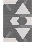 Tapis de salon ZINO 80 x 150 cm - Gris