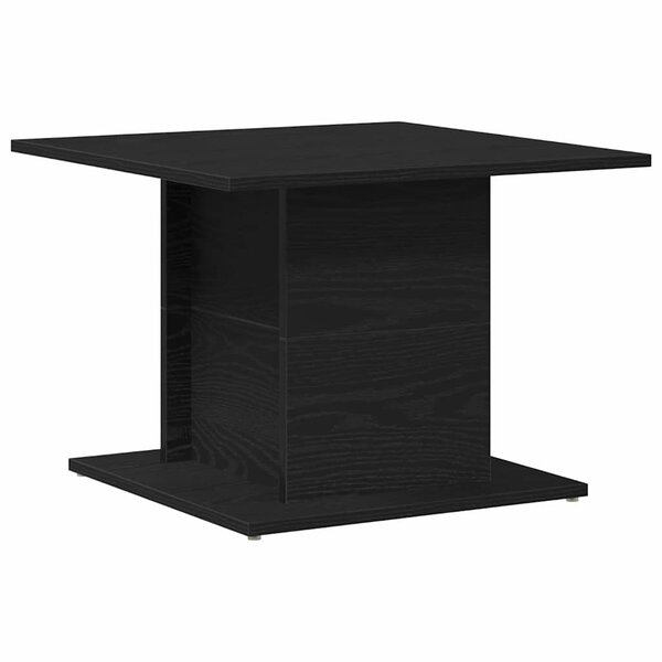 vidaXL Table basse Chêne noir 55.5x55.5x40 cm