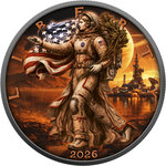 Monnaie CONQUEST OF MARS American Eagle 1 Oz Argent 1$ USA 2026 (PRÉCOMMANDE)