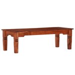 vidaXL Table basse 110 x 50 x 35 cm Bois d'acacia solide