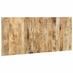 vidaXL Tête de lit 180 cm bois de manguier brut massif