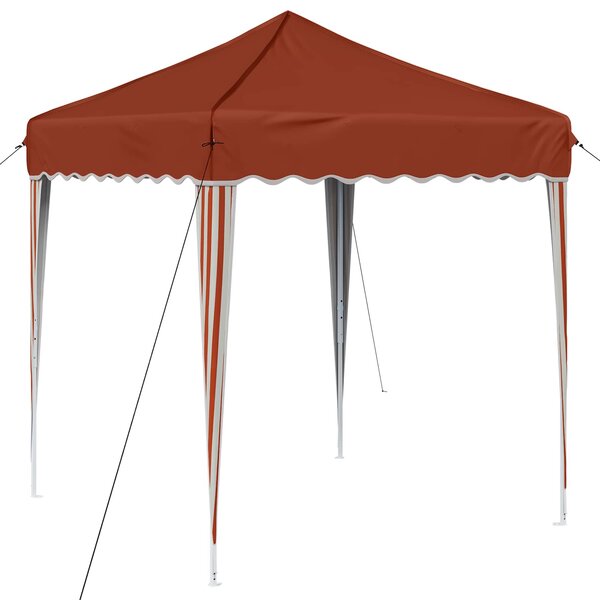 vidaXL Tente de fête pop-up 195 x 195 x 245 cm Terre cuite