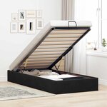vidaXL Cadre de lit ottoman sans matelas noir 90x200 cm velours