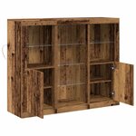 vidaXL Buffet Bois ancien 123 x 37 x 100 cm Bois d'ingénierie