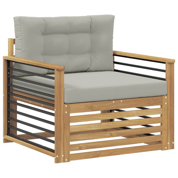 vidaXL Canapé d’extérieur Polyester Blanc