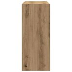vidaXL Bibliothèque chêne artisanal 100 x 30 x 72 cm Bois d'ingénierie