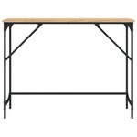 vidaXL Table console chêne sonoma 100x32x75 cm bois d'ingénierie