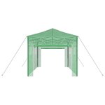 vidaXL Serre avec cadre pop-up avec toit Vert 290 x 430 x 315 cm Fer