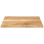 vidaXL Dessus de table 70x70x3 8 cm carré bois massif manguier