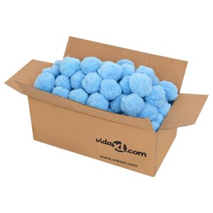 vidaXL Boule anti-bactérienne filtrante de piscine bleu 700 g PE