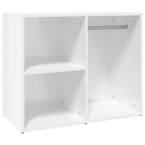 vidaXL Armoire de dressing Blanc brillant 80x40x65cm Bois d'ingénierie