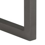 vidaXL Chaises à manger cantilever lot de 2 marron cuir véritable