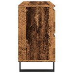 vidaXL Armoire de salle de bain vieux bois 80x33x60 cm bois ingénierie