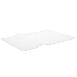 vidaXL Protecteur de table transparent 140x90 cm 1 6 mm PVC