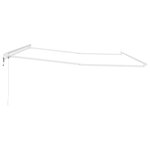 vidaXL Auvent Blanc 5 x 3 m Métal
