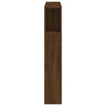 vidaXL Tête de lit à LED chêne marron 100x18 5x103 5cm bois ingénierie