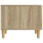 vidaXL Table basse Chêne Sonoma 49 x 50 x 40 cm Bois d'ingénierie