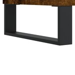 vidaXL Armoire de bain chêne fumé 30x30x100 cm bois d'ingénierie