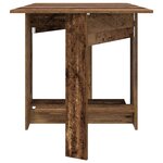 vidaXL Table à dîner 138 x 70 x 73 5 cm Bois d'ingénierie Bois ancien
