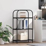 vidaXL Étagère Chêne noir 60 x 30 x 109 cm Bois d'ingénierie