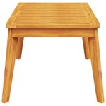 vidaXL Table à manger de jardin 100x55x45 cm bois massif d'acacia
