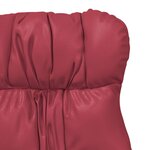 vidaXL Fauteuil relaxant Rouge bordeaux 69 x 74 x 93 cm Faux cuir