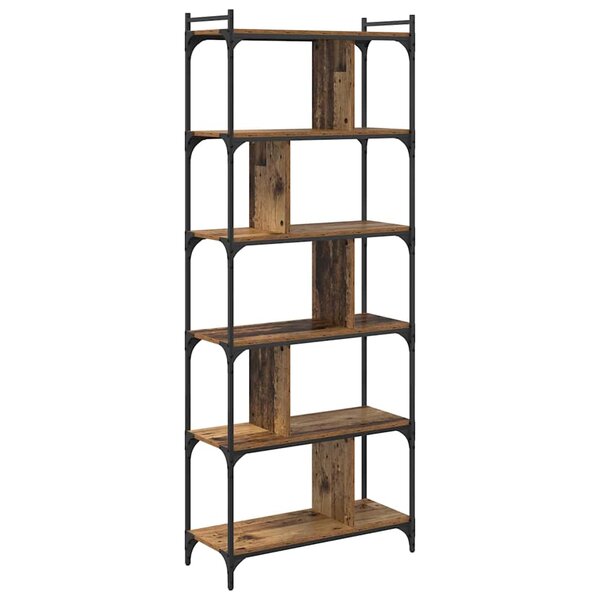 vidaXL Bibliothèque Bois ancien 76 x 32 x 192 cm Bois d'ingénierie