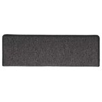 vidaXL Tapis d'escalier 30 pièces 65 x 21 x 4 cm Anthracite Bord rectangulaire