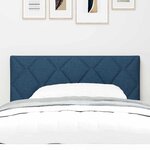 vidaXL Tête de lit avec tête de lit Bleu 100 cm Cuir synthétique