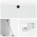 vidaXL Meuble TV mural Blanc 78 5 x 31 x 30 cm Bois d'ingénierie