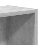 vidaXL Bibliothèque gris béton 31x24x52 cm bois d'ingénierie