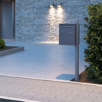 Pied latéral à sceller Gris anthracite RAL 7016 M