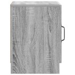 vidaXL Cabinet de chevet 2 Pièces Sonoma gris 43 x 34 5 x 47 cm