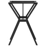 vidaXL Pieds de table à manger cadre en Y 60x50x73 cm acier