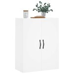 vidaXL Armoire murale blanc 69 5x34x90 cm bois d'ingénierie