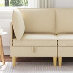 vidaXL Sofa avec rangement Tissu