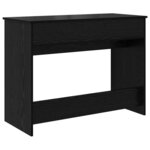 vidaXL Table de Toilette Chêne noir 100 x 45 x 76 cm Bois d'ingénierie