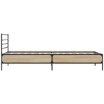 vidaXL Cadre de lit sans matelas chêne sonoma 75x190 cm